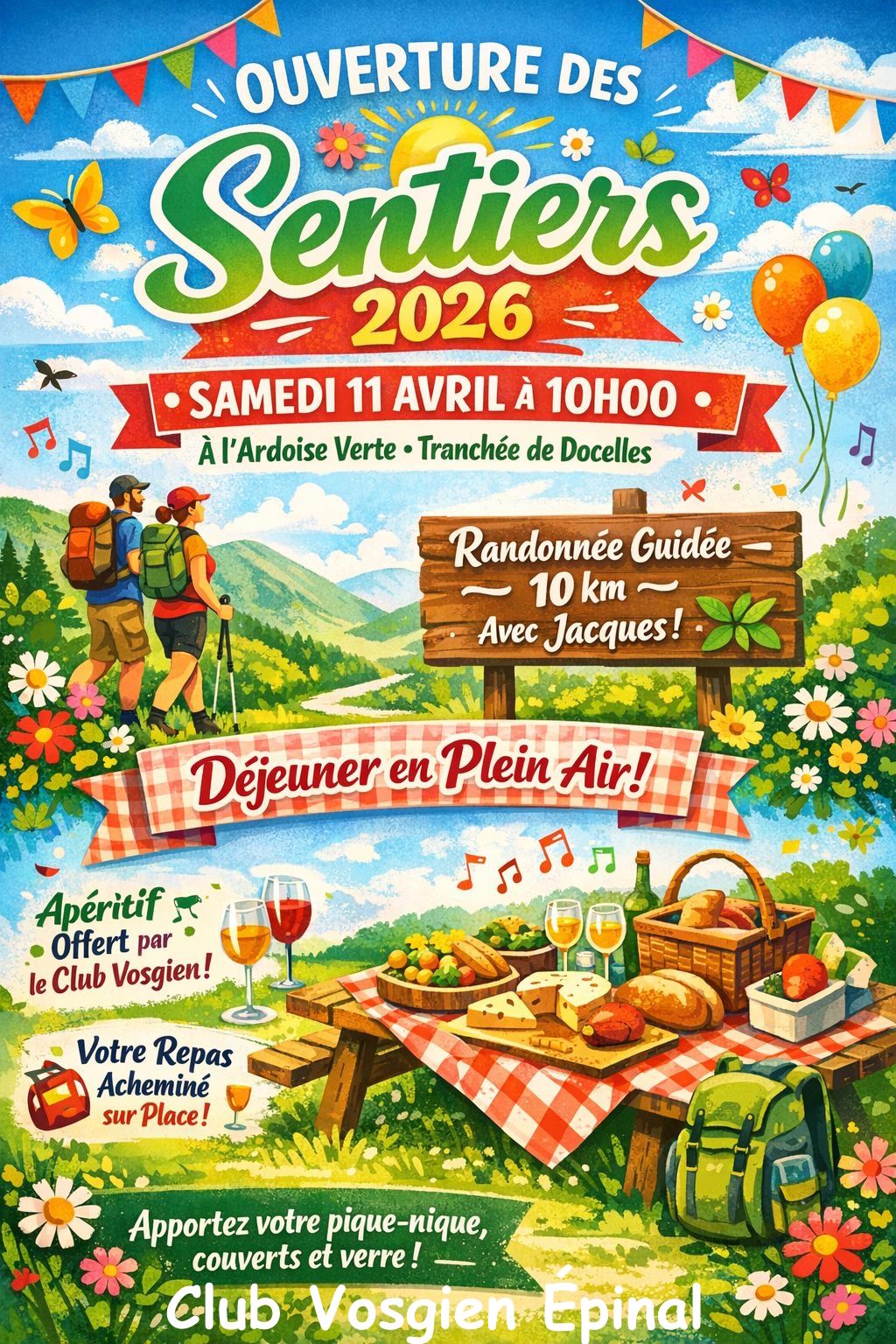 Ouverture des Sentiers 2026